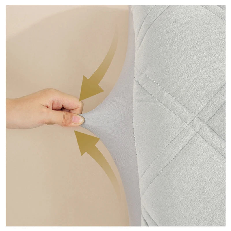 SONN9 - Copritestata letto di alta qualità in velluto