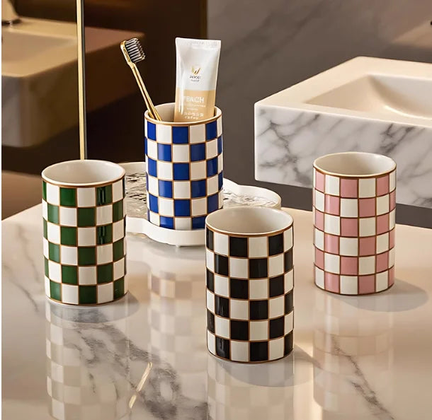 ACCL23 - Contenitore per spazzolino da denti in ceramica