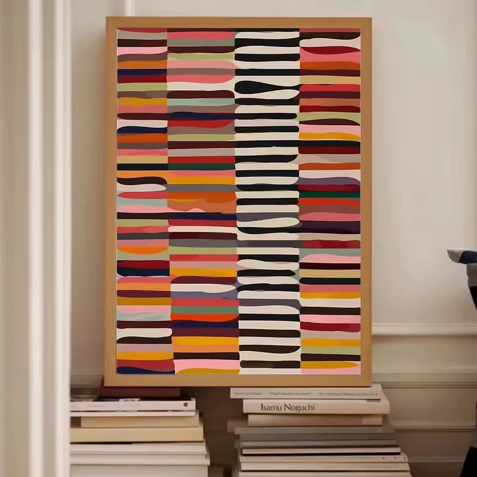 DECOM11 - Arte murale su tela astratta, moderna, geometrica, minimalista