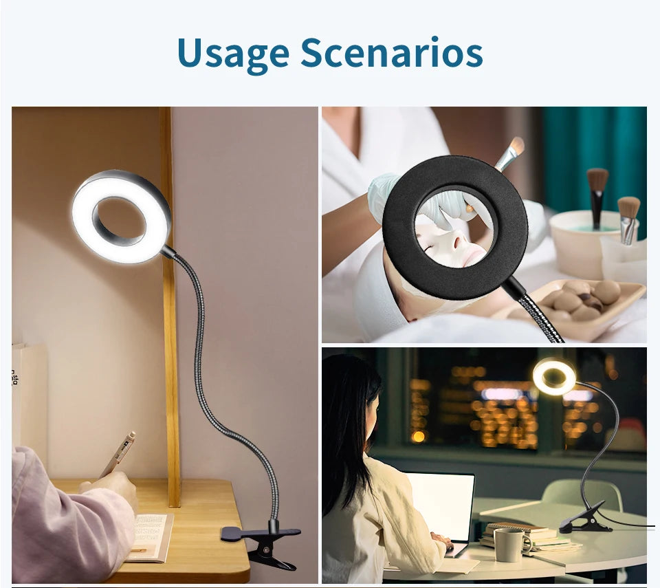 ILLUT6 - Lampada da scrivania a LED con braccio regolabile elettrico