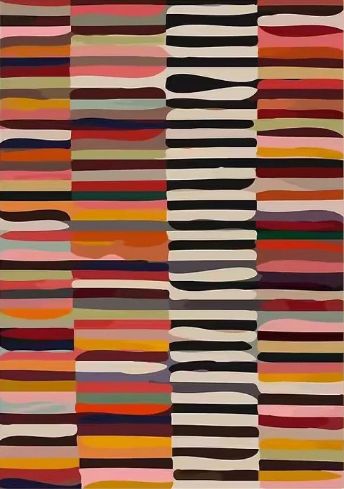 DECOM11 - Arte murale su tela astratta, moderna, geometrica, minimalista