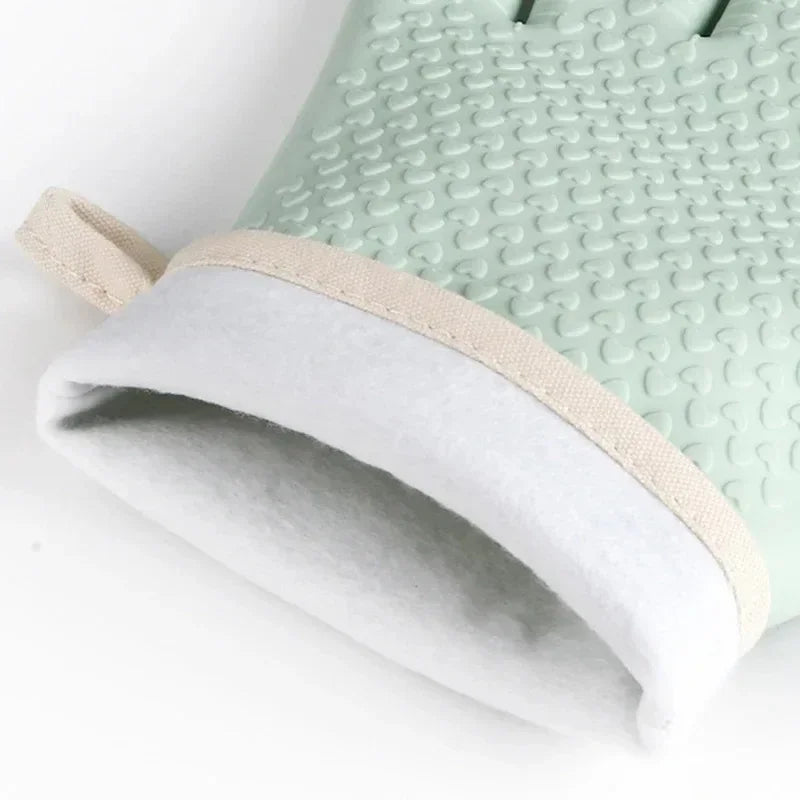 TESC36 - Guanti spessi antiscottatura in silicone, resistenti al calore