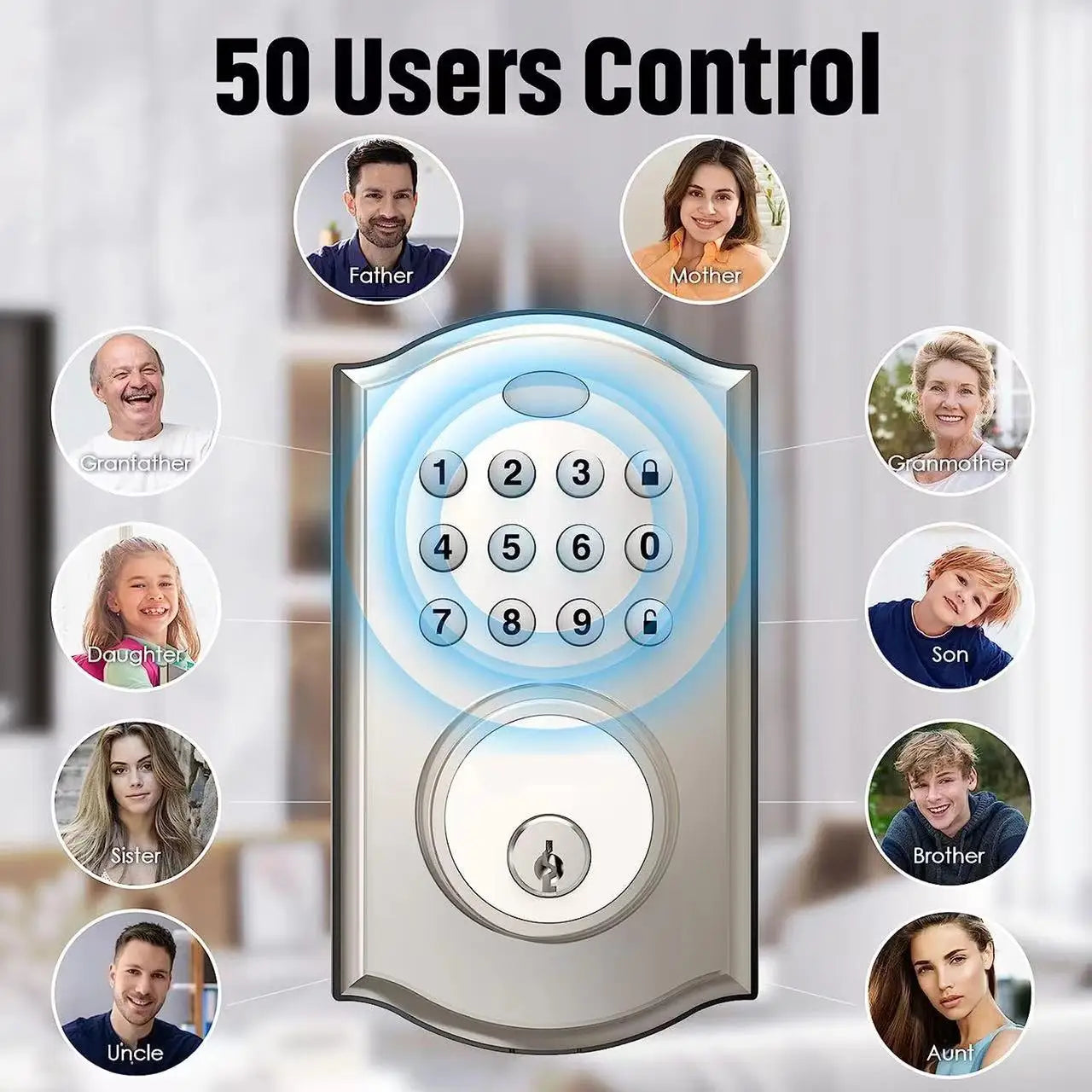 ACCET16 - Serratura per porta con ingresso senza chiave