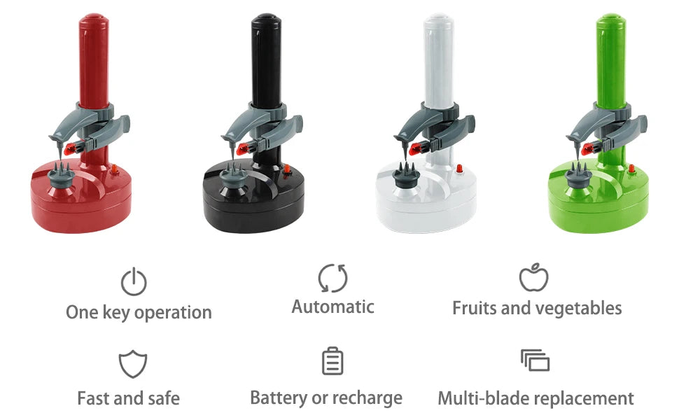 UTES29 - Pelapatate elettrico per verdure multifunzione