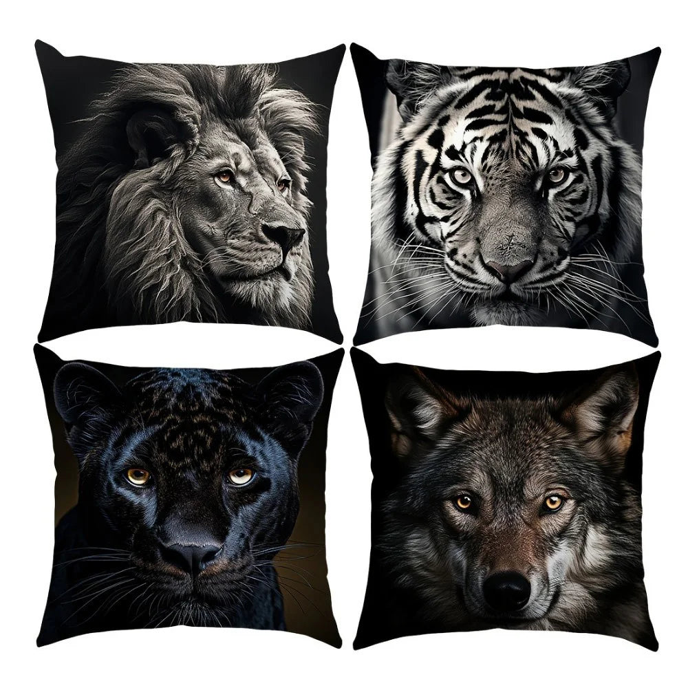 TESS7 -  Federe  leone, tigre, pantera nera e lupo