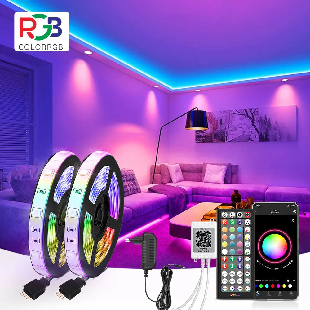 ILLR25 - Striscia LED RGB con sincronizzazione musicale