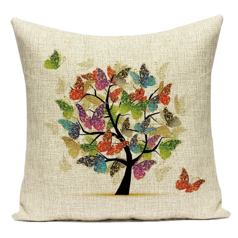 TESS19  - Federa per cuscino decorativo fata dei fiori