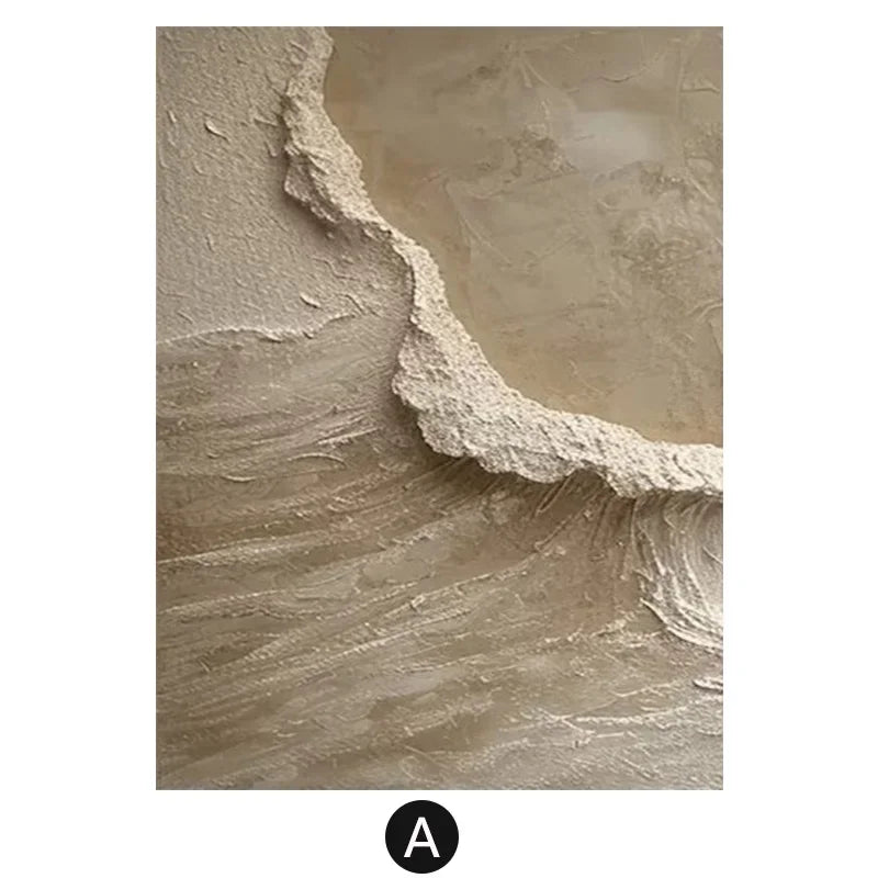 DECOM2 - Quadro da parete dipinto su tela astratto con trama pesante