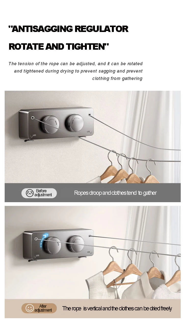 LAVAF1 - Collezione di stendibiancheria retrattile