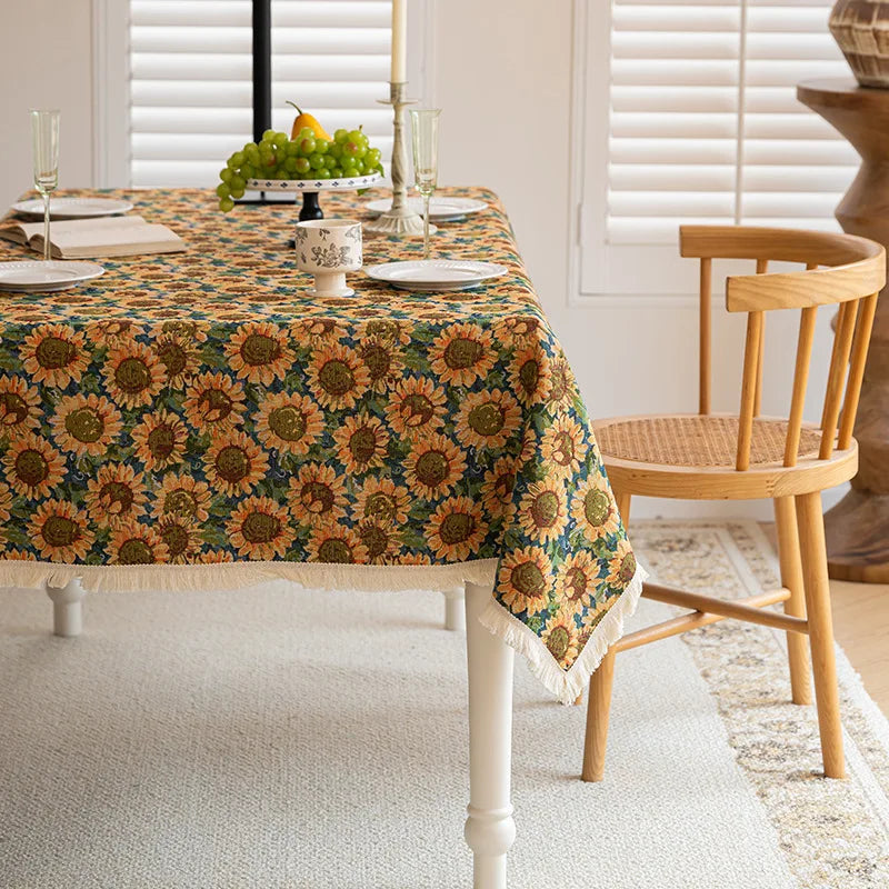 TESC22 - Tovaglia rettangolare rustica in jacquard