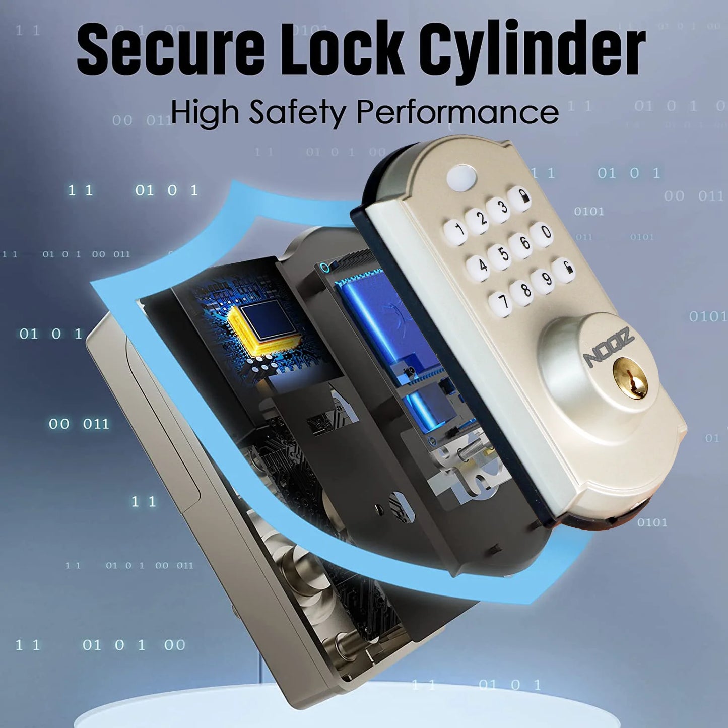 ACCET16 - Serratura per porta con ingresso senza chiave