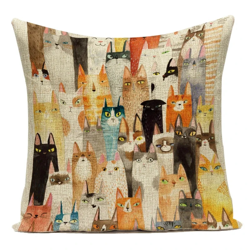 TESS9 - Cuscino con vari animali