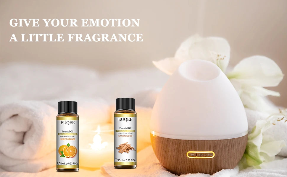 AROM6 - 10 ml di olio essenziale vegetale naturale con contagocce per diffusore umidificatore