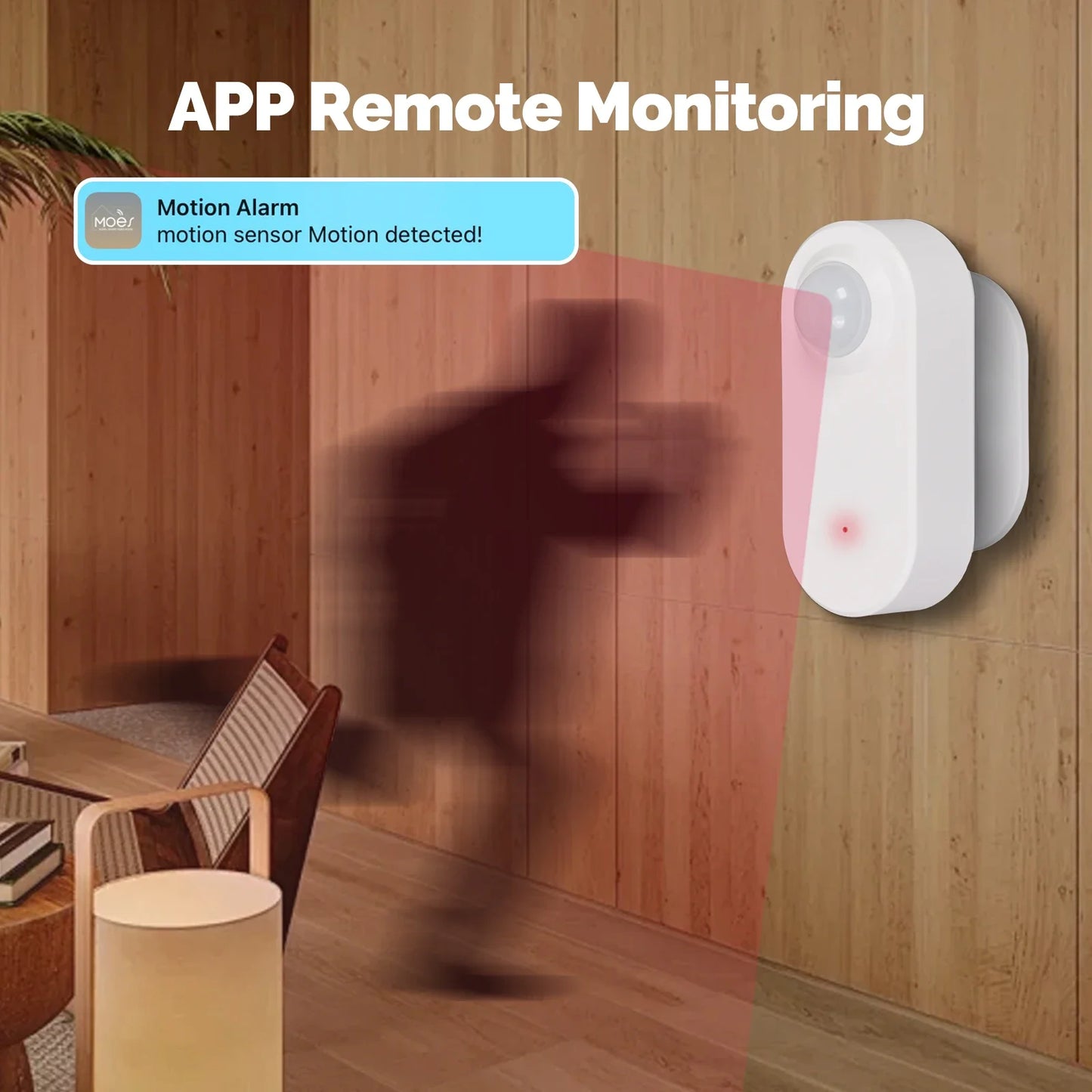 SICUD2 - Sensore PIR intelligente Tuya alimentato a batteria