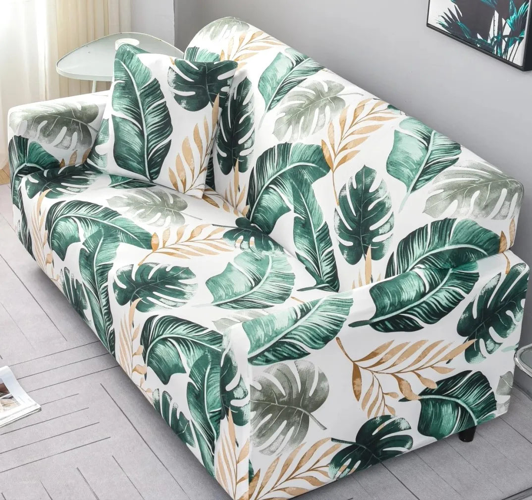 TESS38 - Copridivano elastico antiscivolo motivo stampato