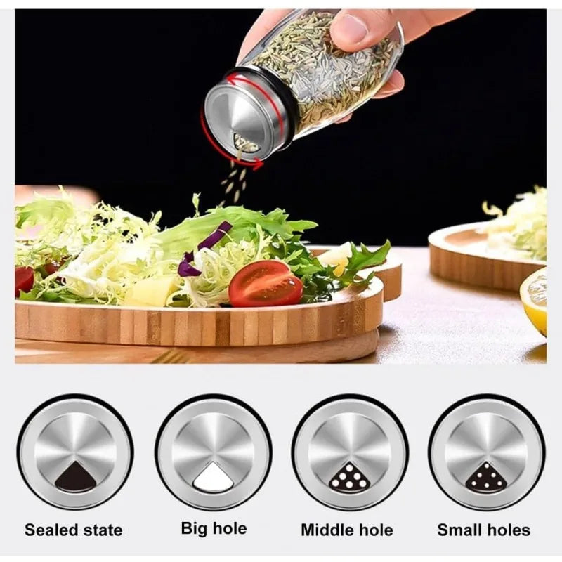 CONS28 - Porta spezie in legno massello a 3 livelli