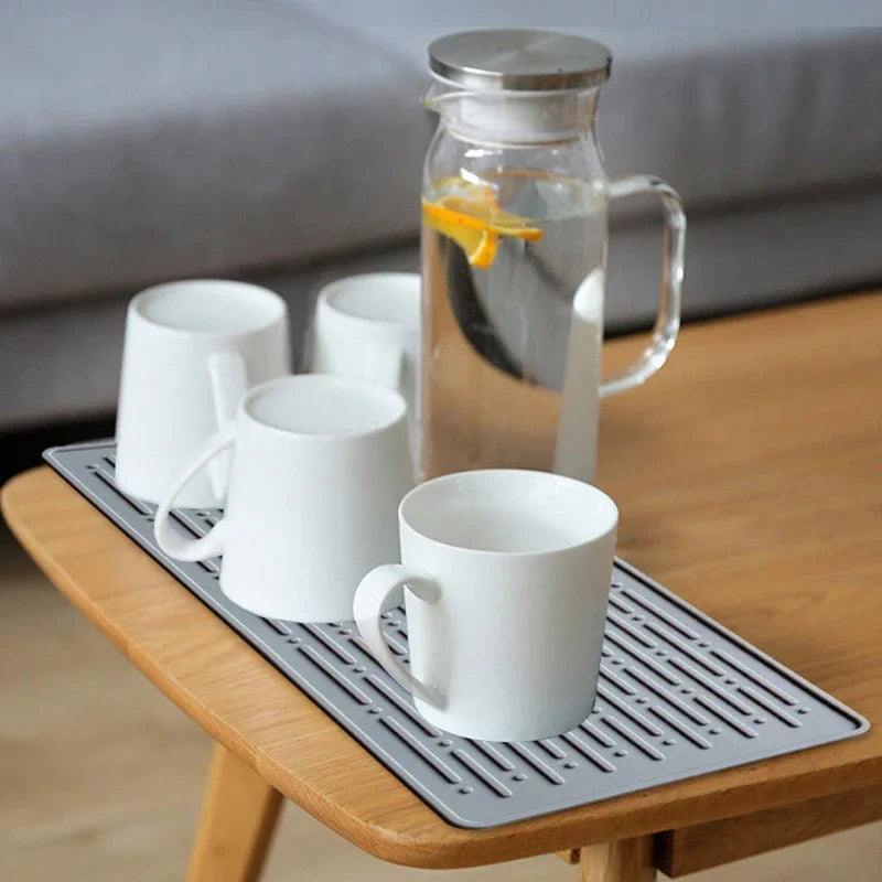 TESC24 - Tappetino scolapiatti pieghevole in silicone