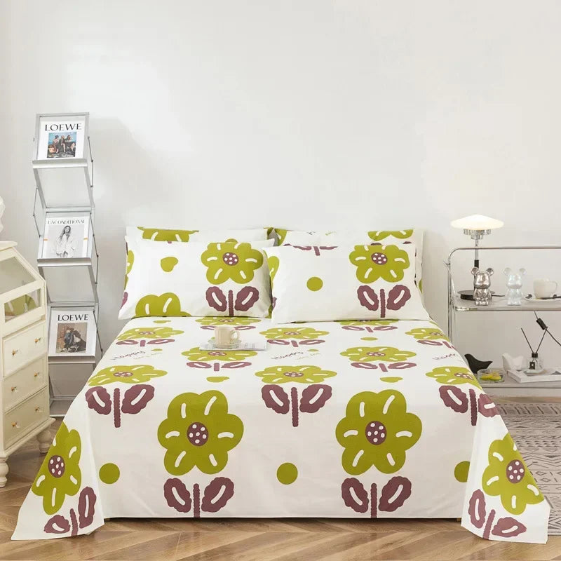 SONN6 - Lenzuolo da letto in morbido 100% cotone