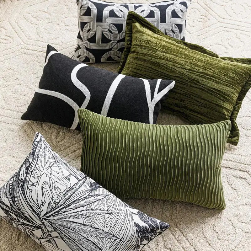 TESS6 - Copricuscino moderno di lusso  jacquard ricamato ad alta densità