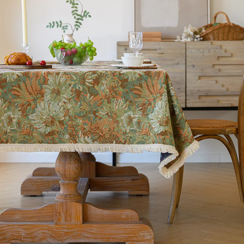 TESC22 - Tovaglia rettangolare rustica in jacquard