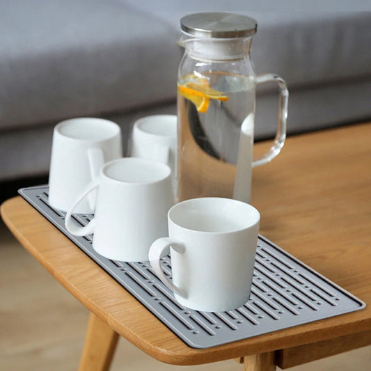 TESC24 - Tappetino scolapiatti pieghevole in silicone