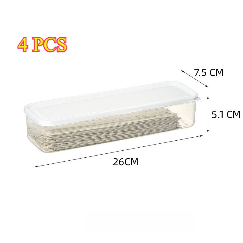CONS19 - Contenitori rettangolari per alimenti, confezione da 4