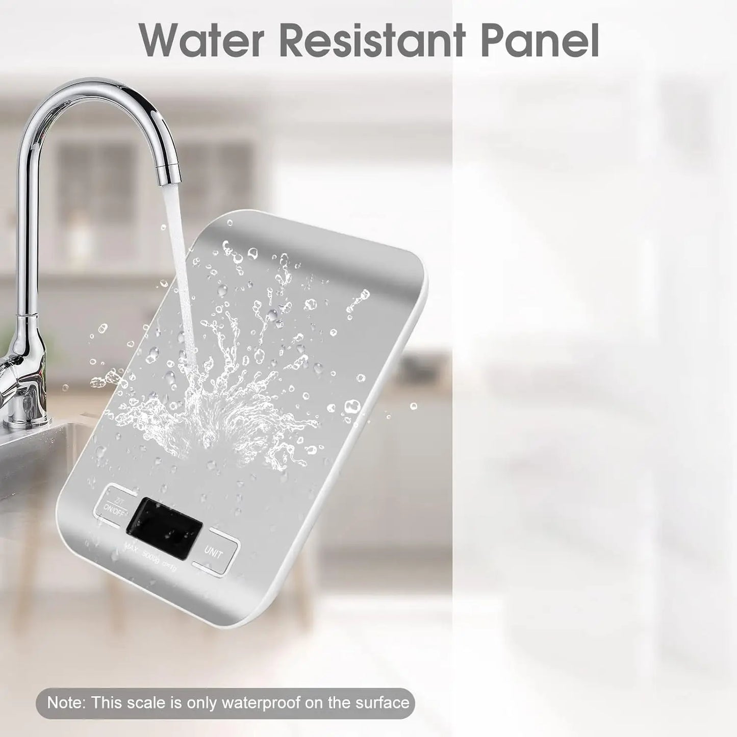 COTS27 - Bilancia da cucina da 10 kg digitale con tara