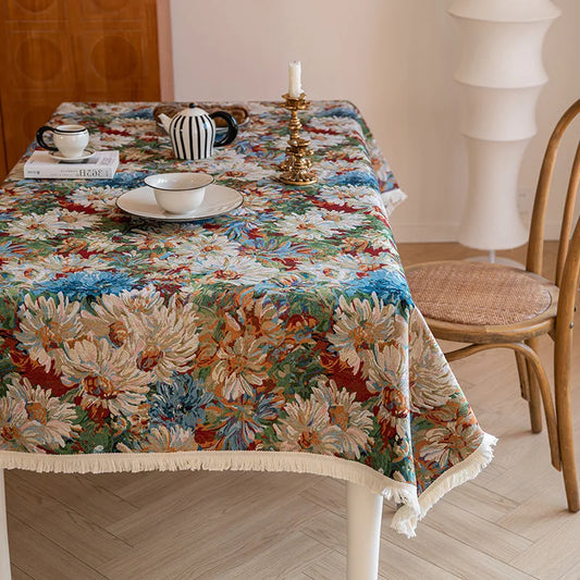 TESC22 - Tovaglia rettangolare rustica in jacquard