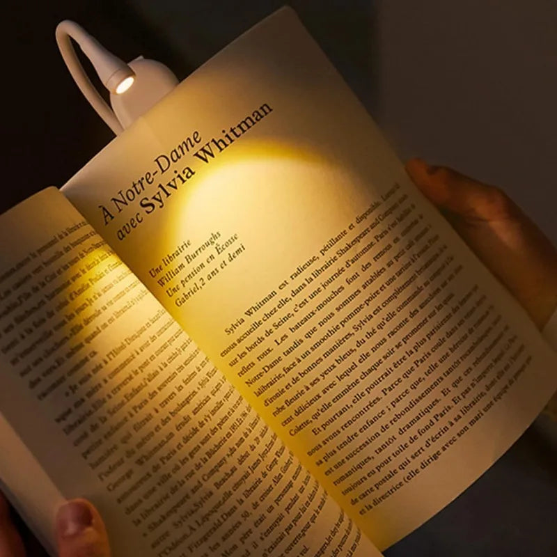 ILLUT3 - Lampada da lettura a LED ricaricabile tramite USB con clip