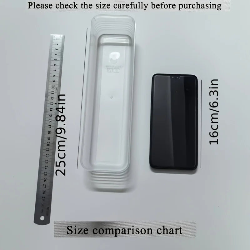 CONS19 - Contenitori rettangolari per alimenti, confezione da 4