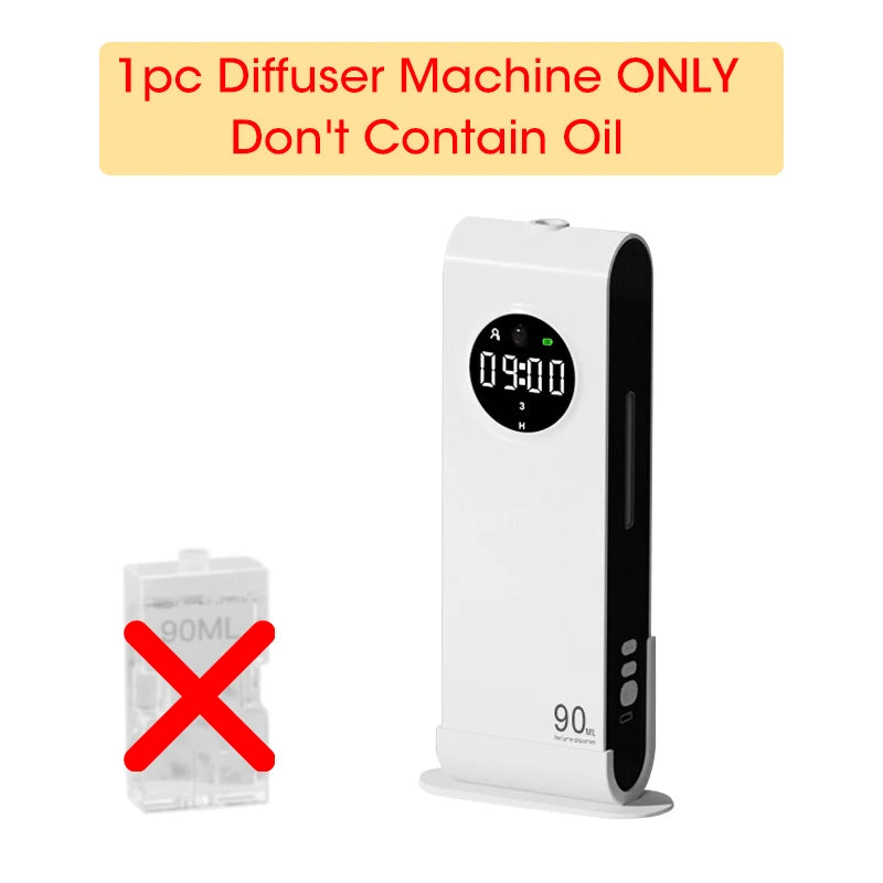 ARIB16 - Macchina aromaterapia sensore automatico USB da parete orologio e luce notturna