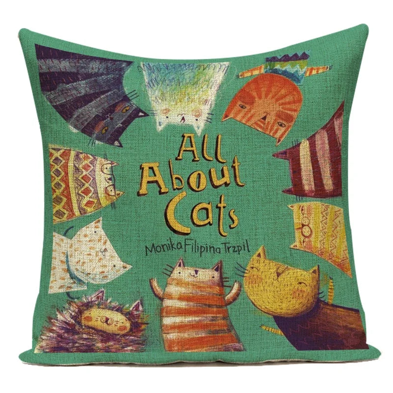 TESS9 - Cuscino con vari animali