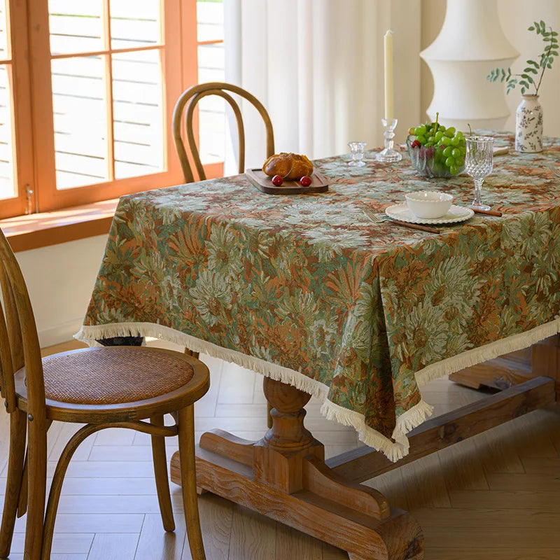 TESC22 - Tovaglia rettangolare rustica in jacquard