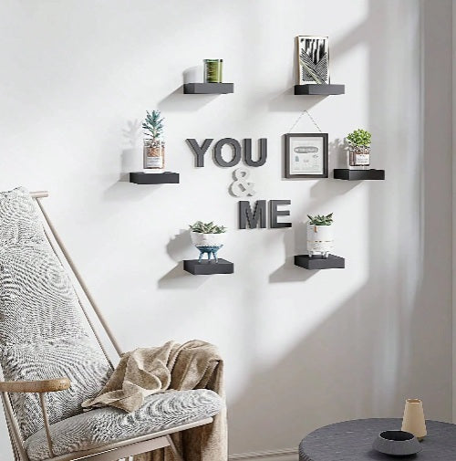 ARREM14 - Mensola galleggiante quadrata in legno