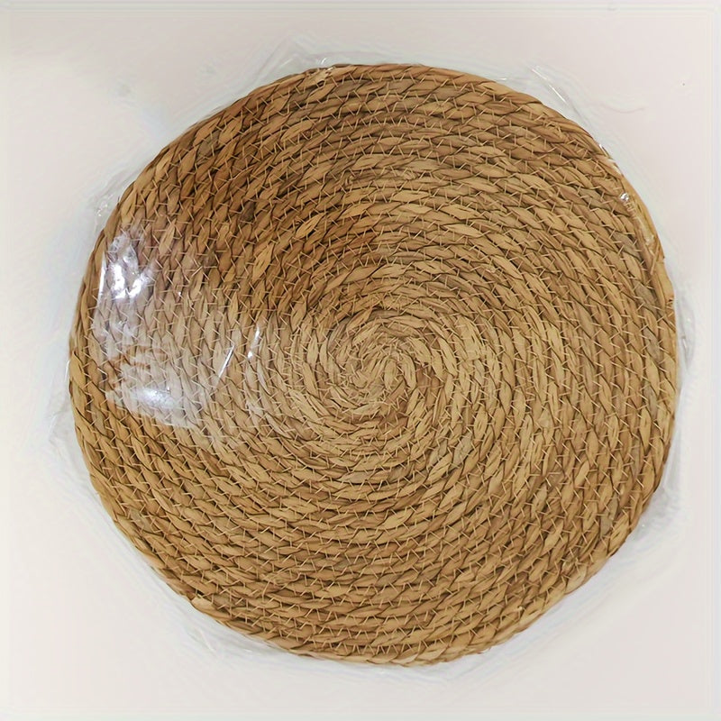 ACCT4 - 6 pezzi, tovagliette all'americana, tovagliette in rattan intrecciate a mano