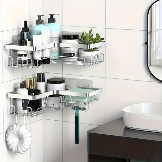 ORGB2 - 2 mensole angolari per doccia in acciaio inox