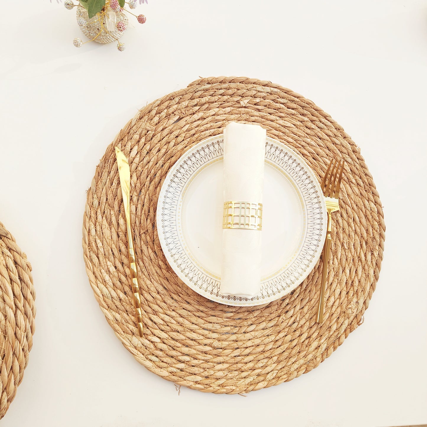 ACCT1 - 6 tovagliette in stile rustico naturale