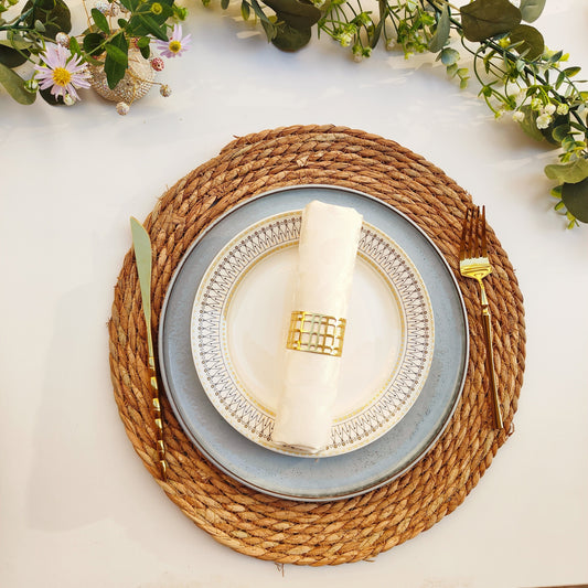 ACCT1 - 6 tovagliette in stile rustico naturale